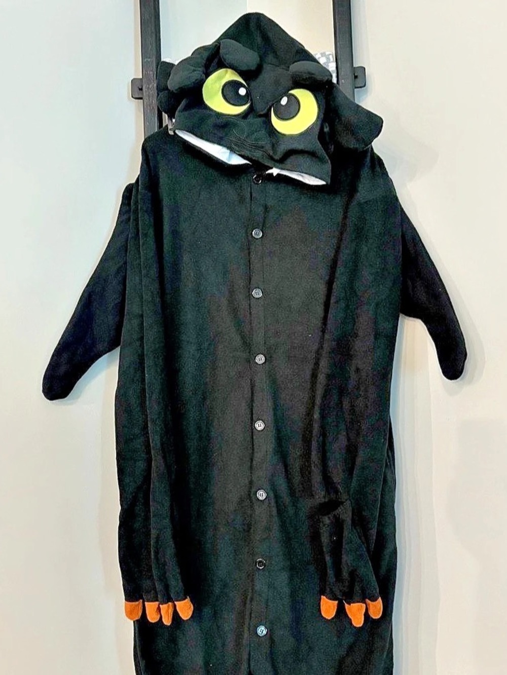 Toothless Dragon Onesie KigBlack Costume Unisex XL